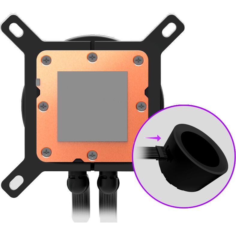 Система жидкостного охлаждения для ПК/ Water Cooling System NZXT Kraken Plus 360 RGB V2 (260W, 360mm