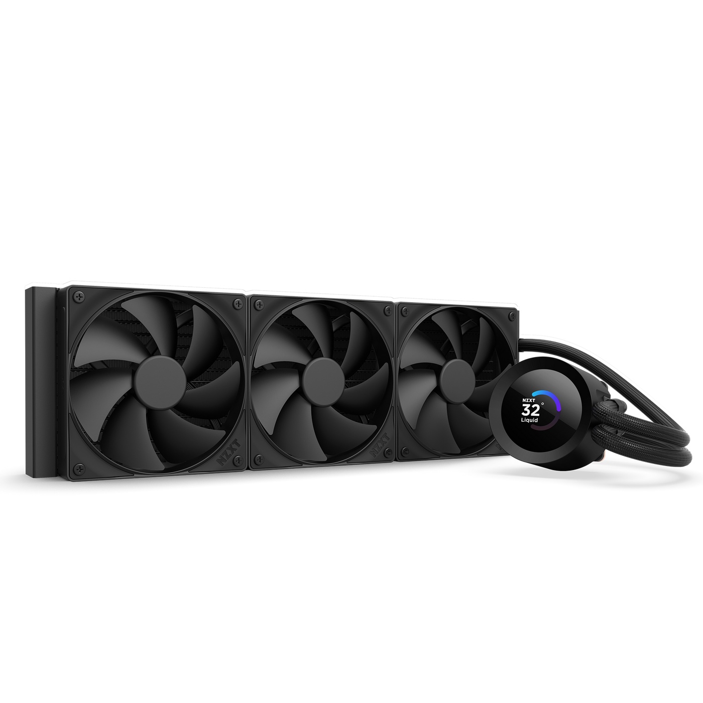 Система жидкостного охлаждения для ПК/ Water Cooling System NZXT Kraken Plus 360 V2 (260W, 360mm, LE