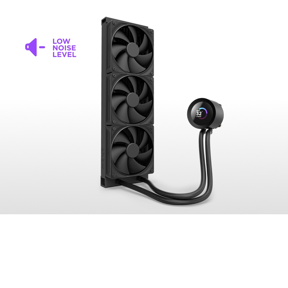 Система жидкостного охлаждения для ПК/ Water Cooling System NZXT Kraken Plus 360 V2 (260W, 360mm, LE