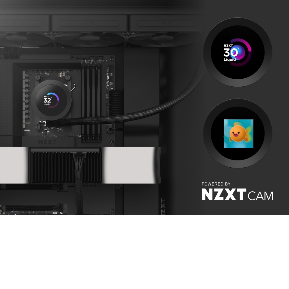 Система жидкостного охлаждения для ПК/ Water Cooling System NZXT Kraken Plus 360 V2 (260W, 360mm, LE