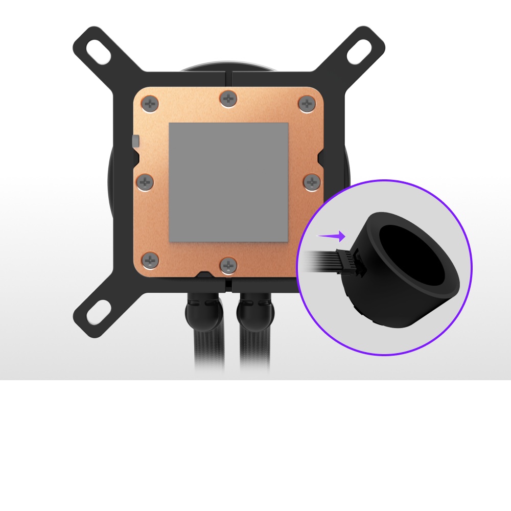 Система жидкостного охлаждения для ПК/ Water Cooling System NZXT Kraken Plus 360 V2 (260W, 360mm, LE