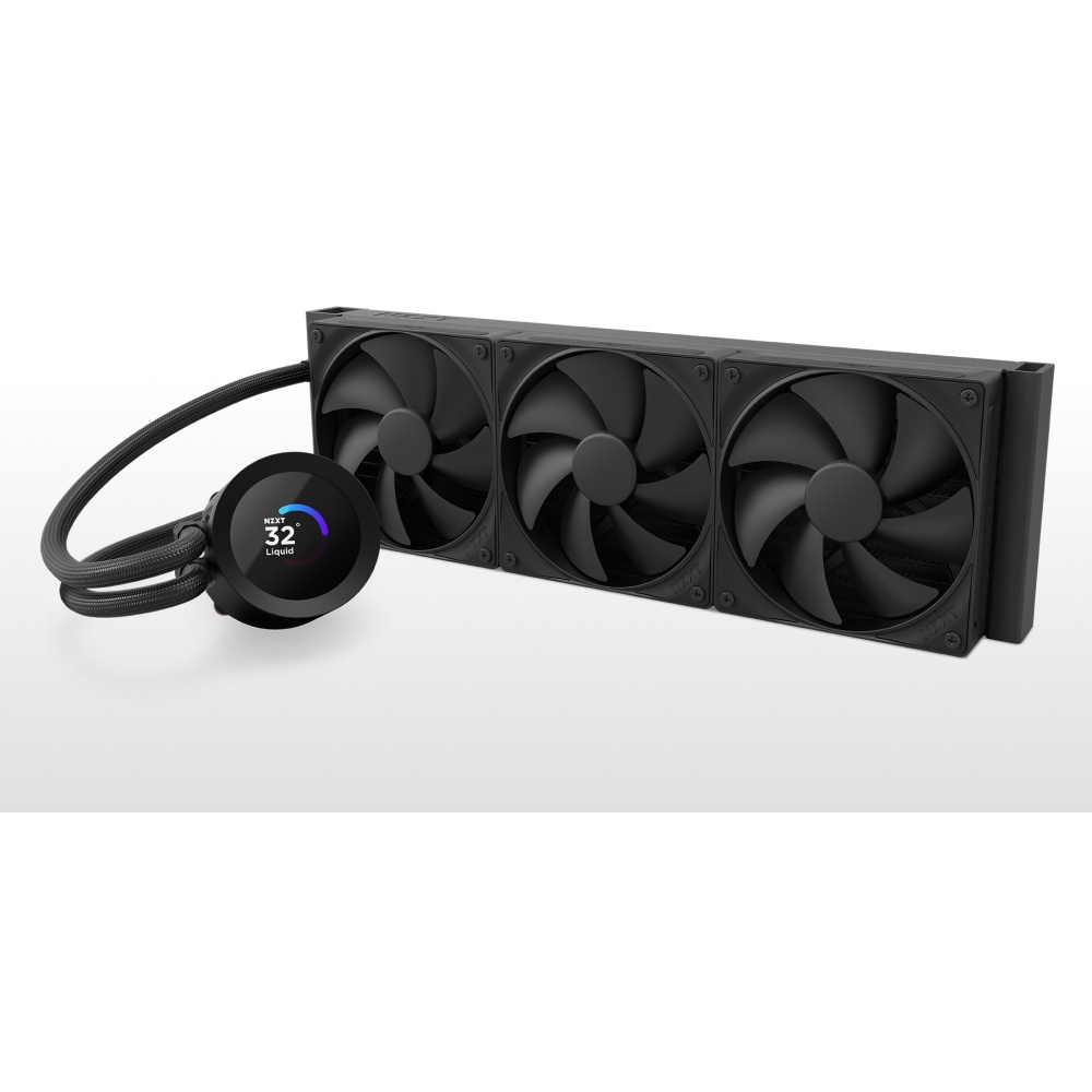 Система жидкостного охлаждения для ПК/ Water Cooling System NZXT Kraken Plus 360 V2 (260W, 360mm, LE