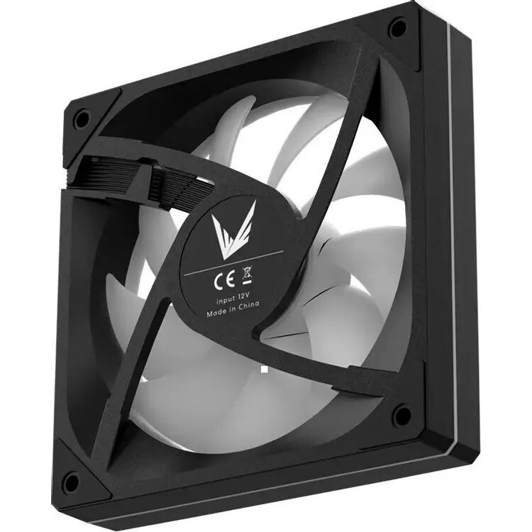 Вентилятор для корпуса GMNG GG-CF120ARGB4-PWMBK черный, 120 мм, 2000 об/мин, 26 дБ, 4 pin
