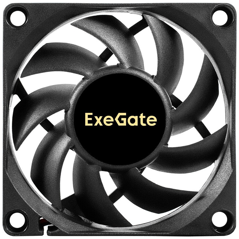 Вентилятор 12В DC ExeGate EX07015H2PM (70x70x15 мм, Hydraulic bearing (гидродинамический), 2pin+Mole