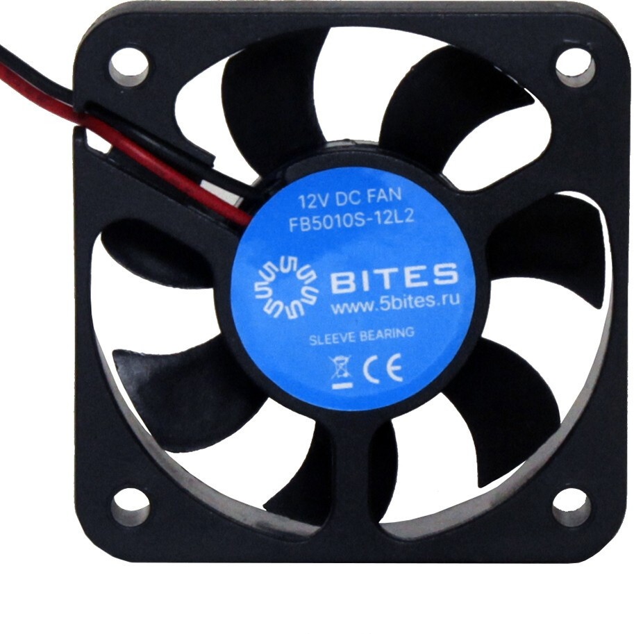 Вентилятор 12В DC ExeGate ExtraSilent ES05010S2P (50x50x10 мм, Sleeve bearing (подшипник скольжения)