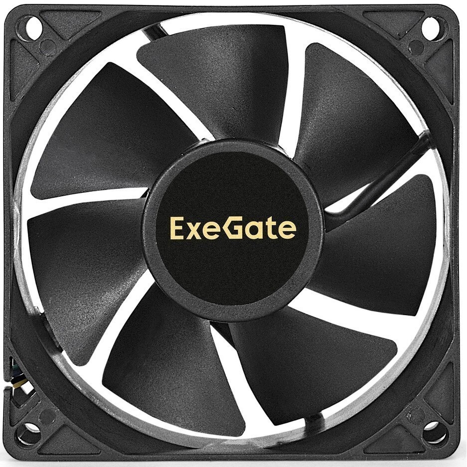 Вентилятор 12В DC ExeGate ExtraSilent ES08025S2P (80x80x25 мм, Sleeve bearing (подшипник скольжения)