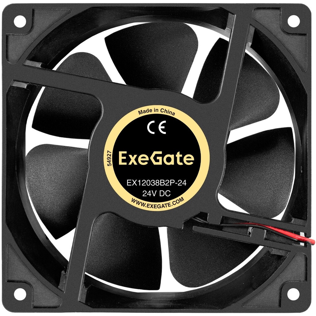 Вентилятор 12В DC ExeGate ExtraSilent ES12025B2P (120x120x25 мм, 2-Ball (двойной шарикоподшипник), 2