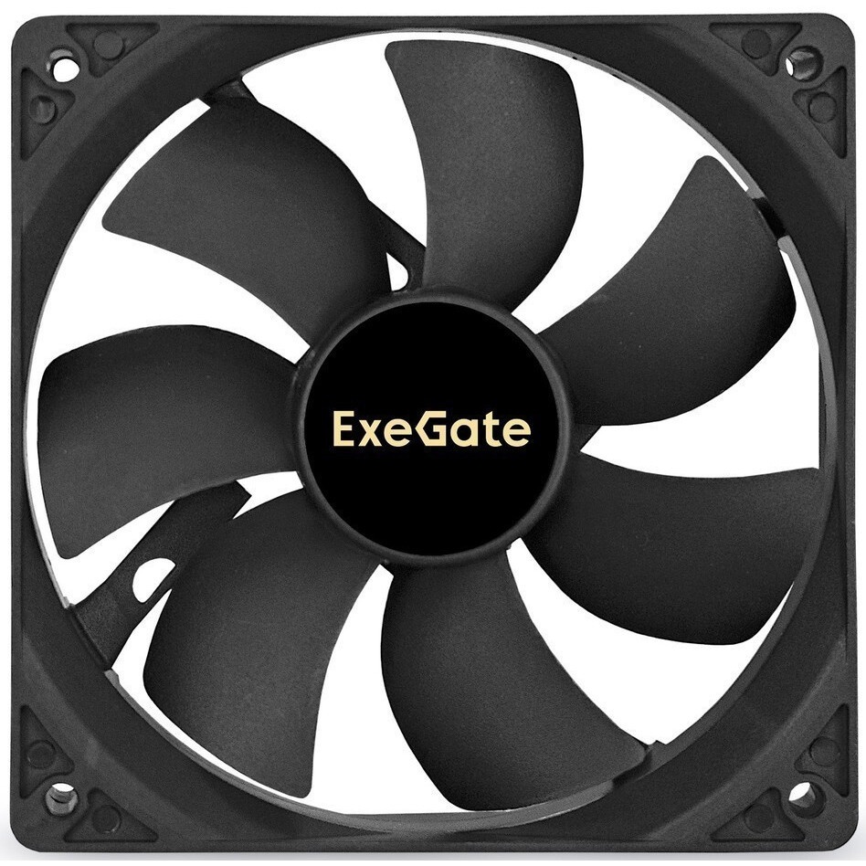 Вентилятор 12В DC ExeGate ExtraSilent ES12025H2P (120x120x25 мм, Hydraulic bearing (гидродинамически