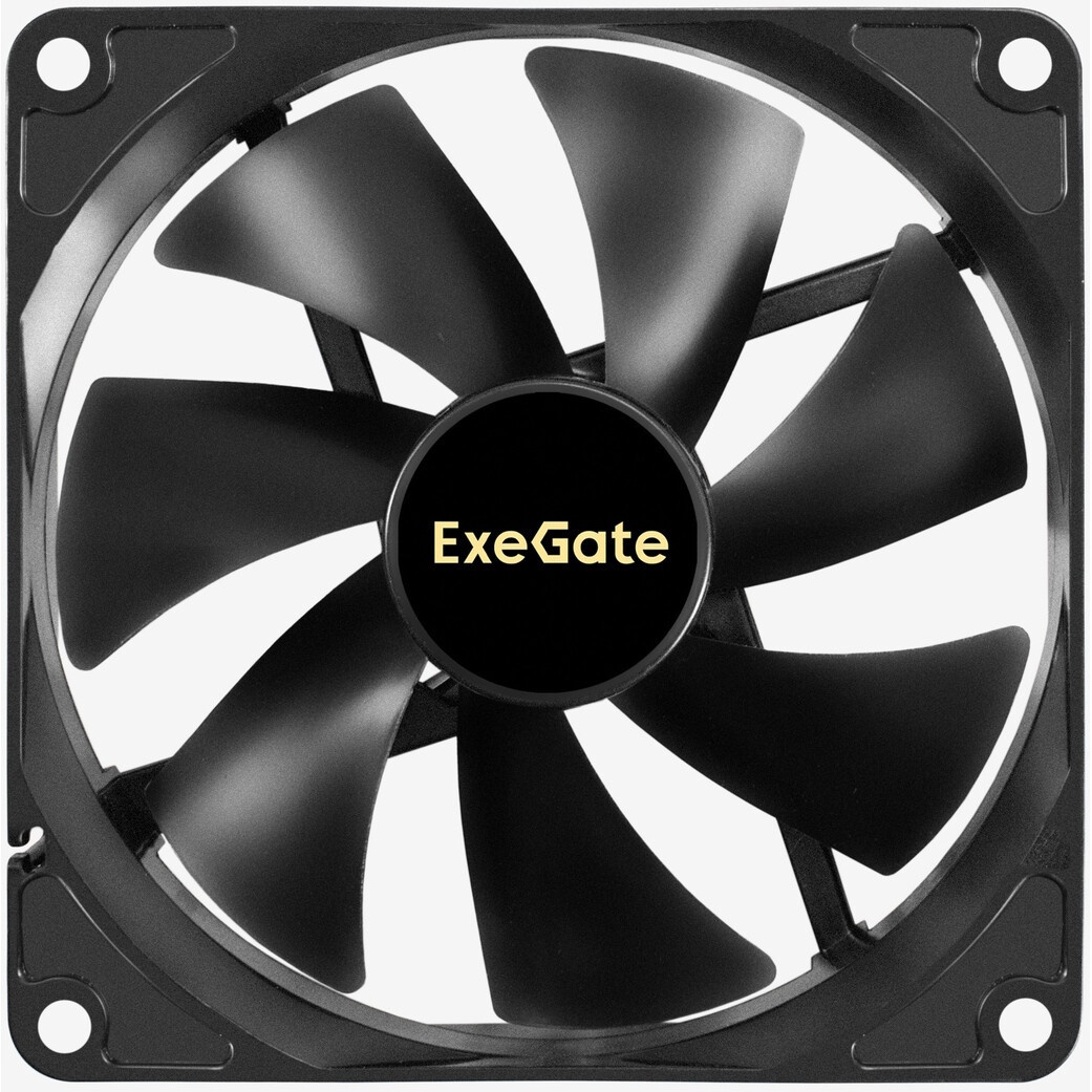Вентилятор 12В DC ExeGate ExtraSilent ES14025B2P (140x140x25 мм, 2-Ball (двойной шарикоподшипник), 2