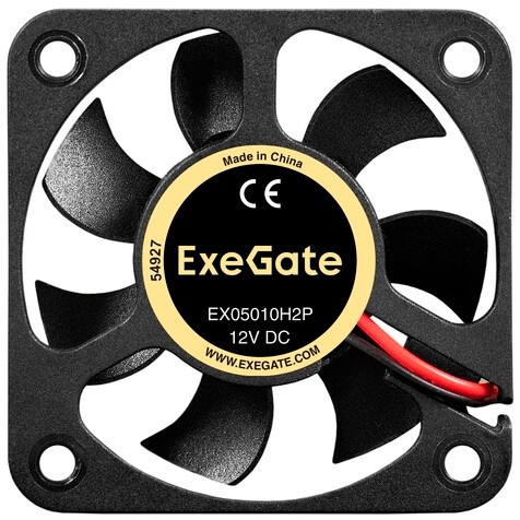 Вентилятор 24В DC ExeGate EX05015S2P-24 (50x50x15 мм, Sleeve bearing (подшипник скольжения), 2pin, 7