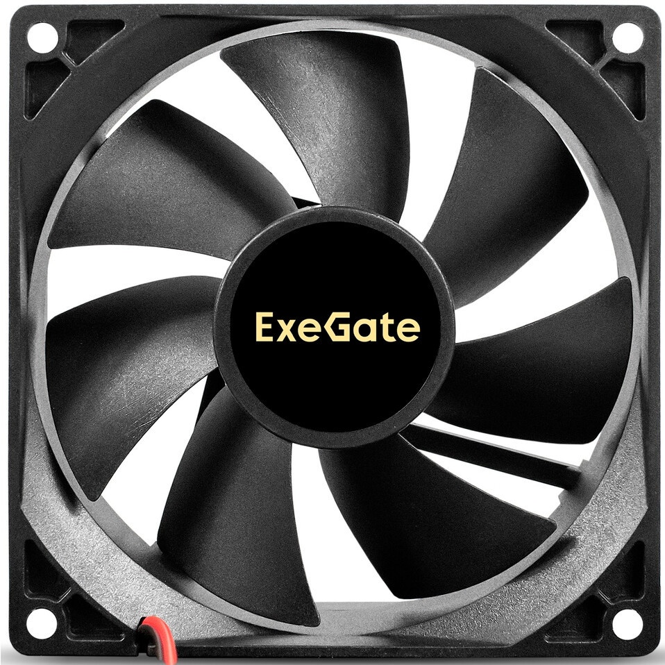 Вентилятор 24В DC ExeGate EX09238B2P-24 (92x92x38 мм, 2-Ball (двойной шарикоподшипник), 2pin, 5000RP