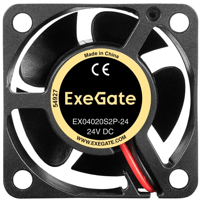 Вентилятор 5В DC ExeGate EX04010B2P-5 (40x40x10 мм, 2-Ball (двойной шарикоподшипник), 2pin, 5500RPM,