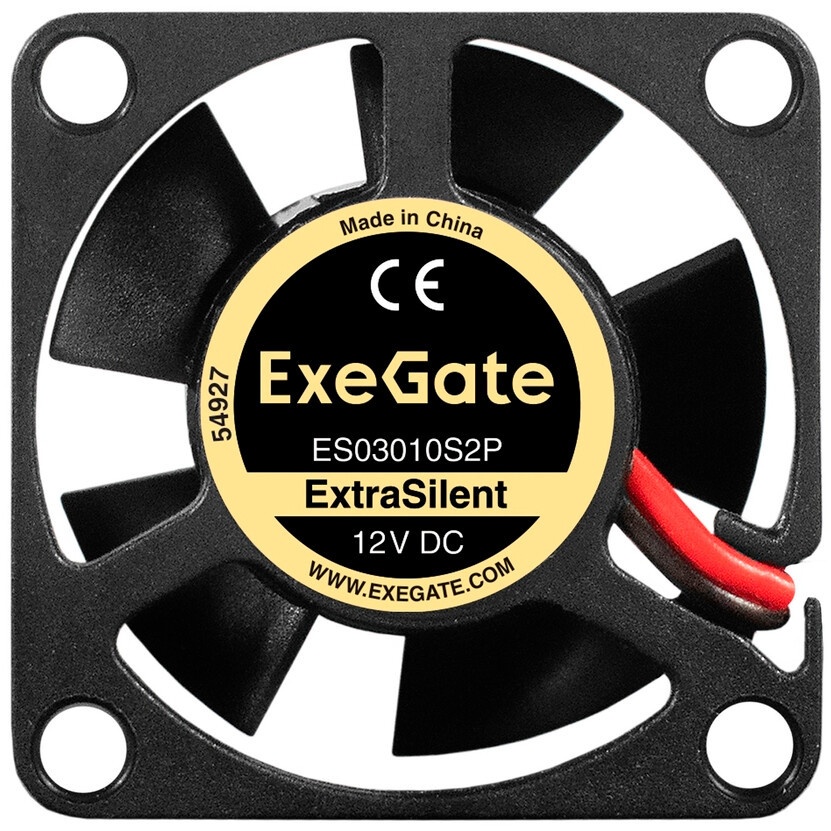 Вентилятор 5В DC ExeGate ExtraSilent ES03010S2P-5 (30x30x10 мм, Sleeve bearing (подшипник скольжения