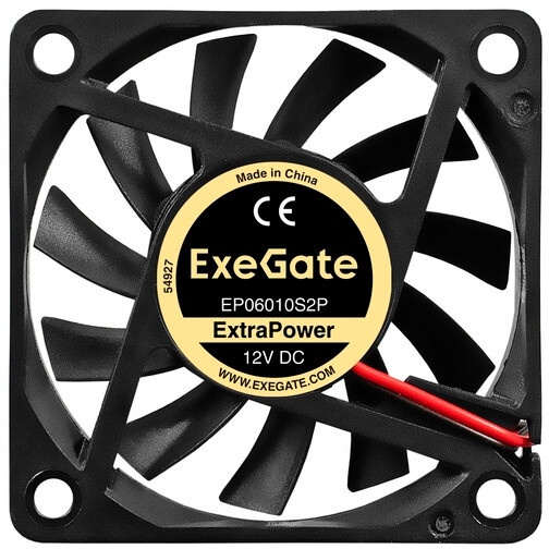 Вентилятор 5В DC ExeGate ExtraSilent ES06025S2P-5 (60x60x25 мм, Sleeve bearing (подшипник скольжения