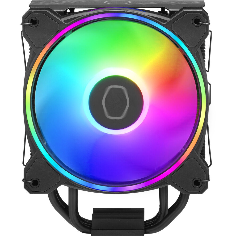 Кулер для процессора Cooler Master Hyper 212 Halo Black черный, 120 мм, алюминий/медь, 2050 об/мин,