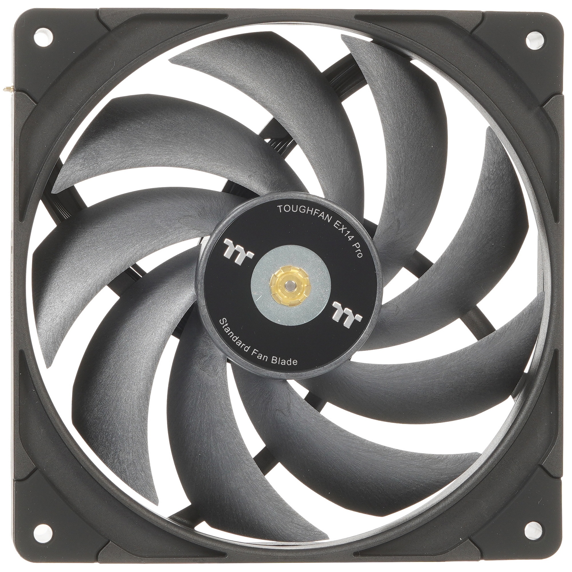 Вентилятор Thermaltake Toughfan EX14 Pro реверсивный 140x140x25mm черный 4-pin 31.6-34.1dB Ret (CL-F