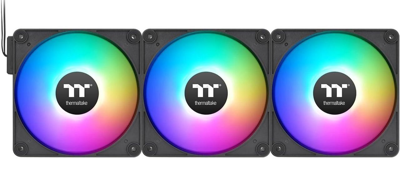 Комплект вентиляторов для корпуса Thermaltake CT120 EX Reverse ARGB Sync (3 шт.) черный, 120 мм, 200