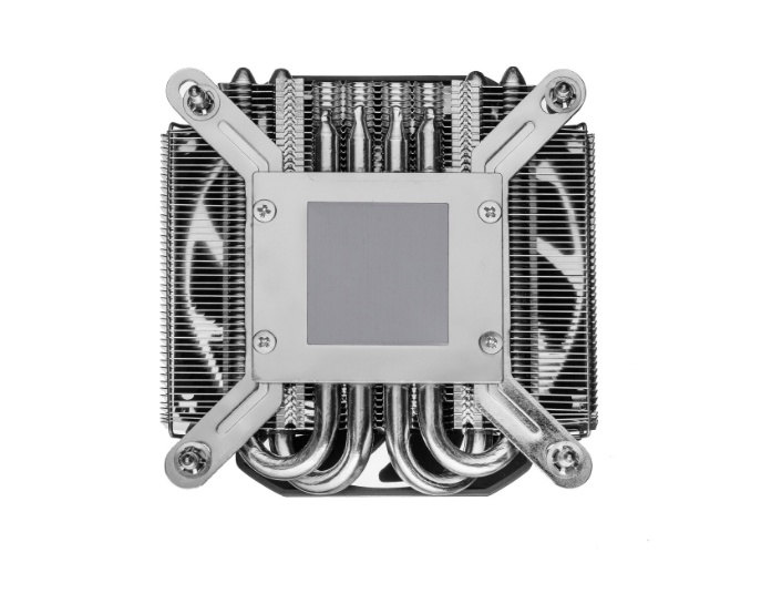 Кулер для процессора Foxline DB32i (125W, 4-pin PWM, 32mm, Al/Cu, 4x6mm, 1x90mm, 41.46CFM, 33dBA, 34