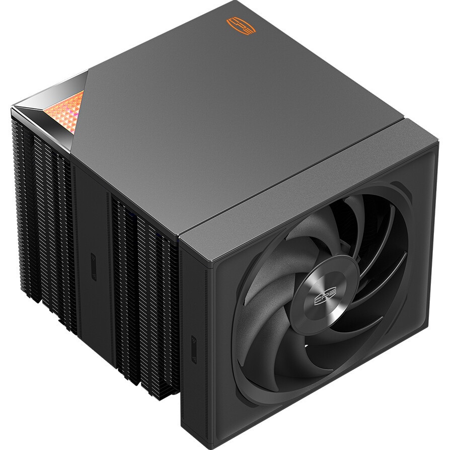 Кулер для процессора PCCooler RZ820 Display BK (290W, 4-pin PWM, LED, 169mm, Al/Cu, 8x6mm, 1x140mm +