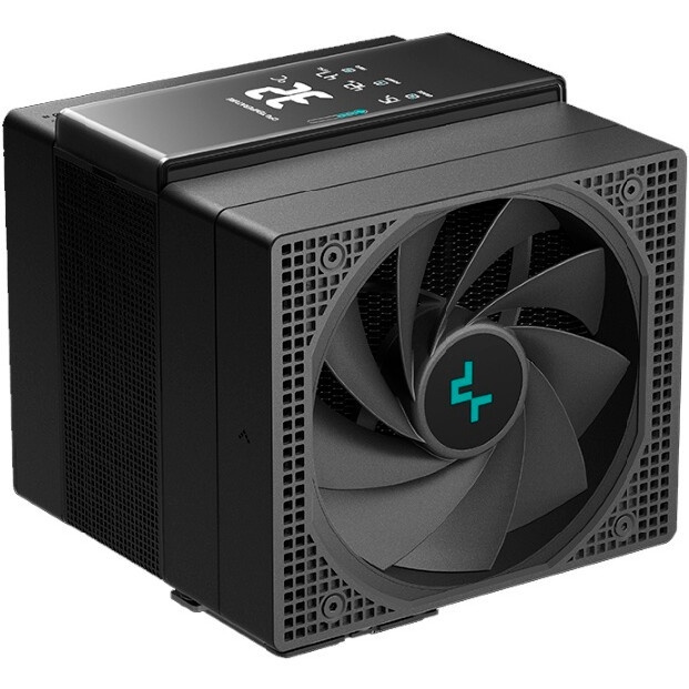 Кулер для процессора PCCooler RZ820 Display BK (290W, 4-pin PWM, LED, 169mm, Al/Cu, 8x6mm, 1x140mm +