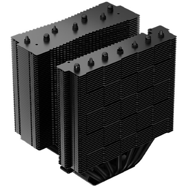 Кулер для процессора PCCooler RZ820 Display BK (290W, 4-pin PWM, LED, 169mm, Al/Cu, 8x6mm, 1x140mm +