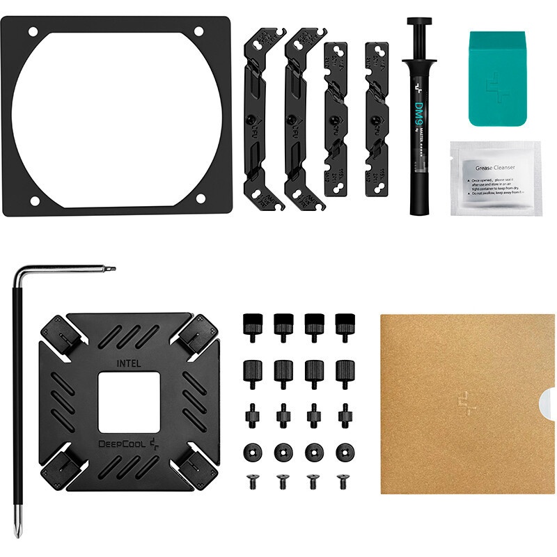 Кулер для процессора PCCooler RZ820 Display BK (290W, 4-pin PWM, LED, 169mm, Al/Cu, 8x6mm, 1x140mm +