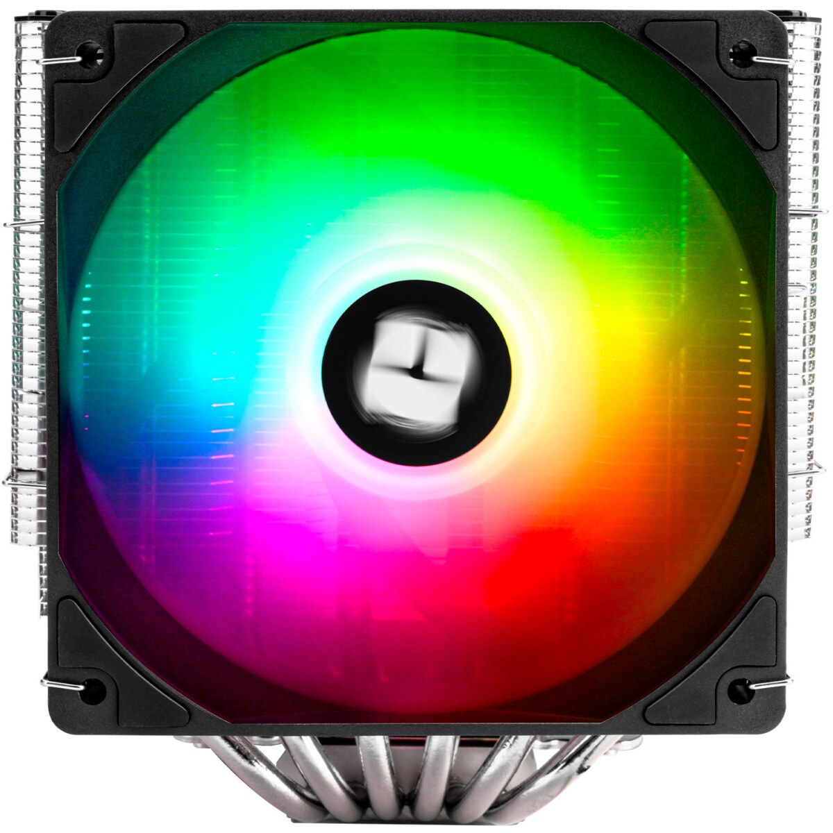 Кулер для процессора PCCooler RZ820 Display BK (290W, 4-pin PWM, LED, 169mm, Al/Cu, 8x6mm, 1x140mm +