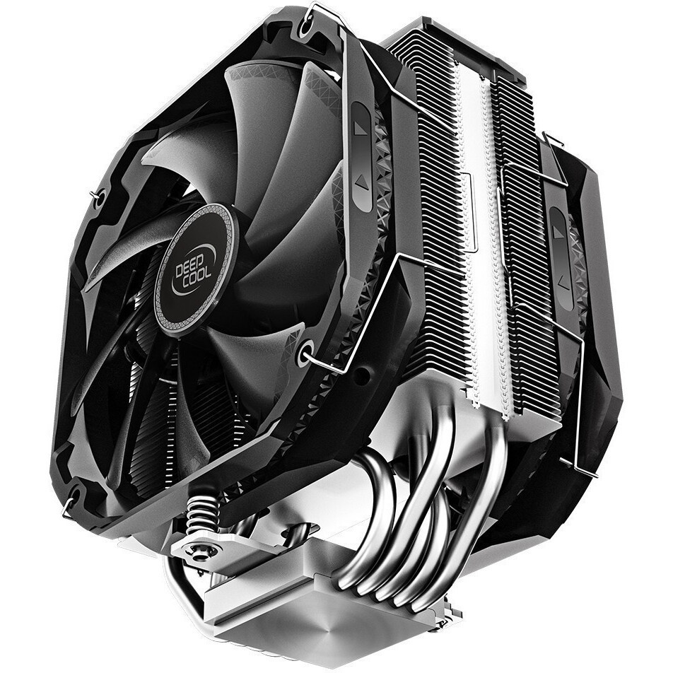 Кулер для процессора PCCooler RZ820 Display BK (290W, 4-pin PWM, LED, 169mm, Al/Cu, 8x6mm, 1x140mm +