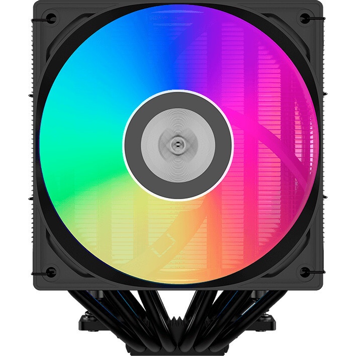 Кулер для процессора PCCooler RT720 TC ARGB WH (270W, 4-pin PWM, 157.5mm, Al/Cu, 7x6mm, ARGB, 2x120m