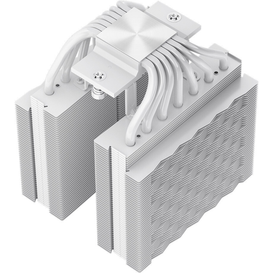 Кулер для процессора PCCooler RT720 TC ARGB WH (270W, 4-pin PWM, 157.5mm, Al/Cu, 7x6mm, ARGB, 2x120m