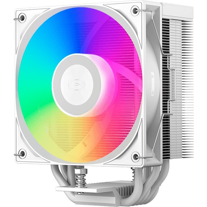 Кулер для процессора PCCooler RT720 TC ARGB WH (270W, 4-pin PWM, 157.5mm, Al/Cu, 7x6mm, ARGB, 2x120m
