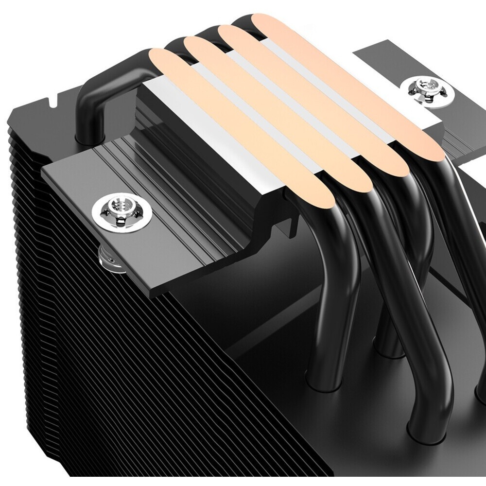 Кулер для процессора PCCooler RT720 TC ARGB WH (270W, 4-pin PWM, 157.5mm, Al/Cu, 7x6mm, ARGB, 2x120m