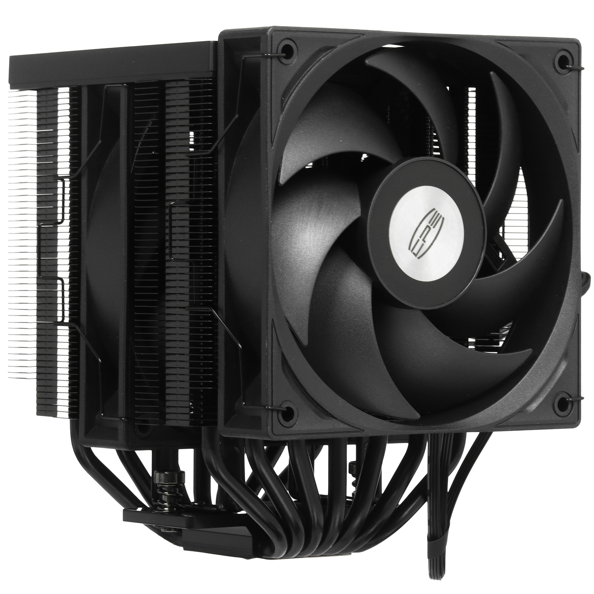 Кулер для процессора PCCooler RT720 TC BK (270W, 4-pin PWM, 157.5mm, Al/Cu, 7x6mm, 2x120mm, 73.32CFM