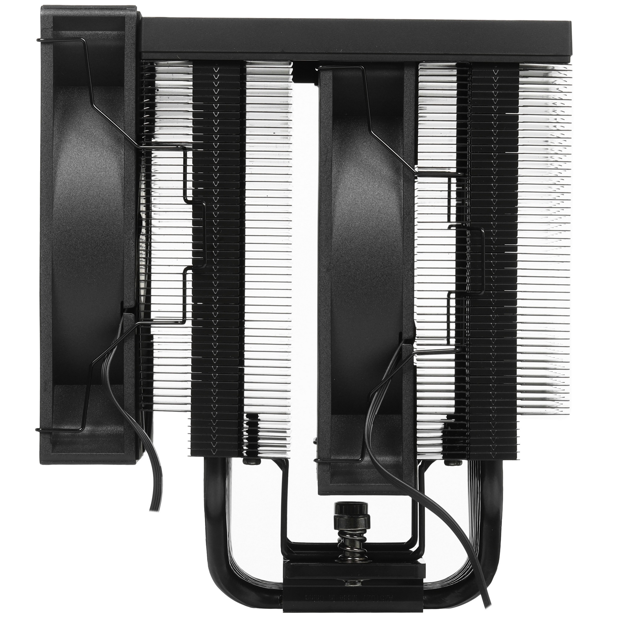 Кулер для процессора PCCooler RT720 TC BK (270W, 4-pin PWM, 157.5mm, Al/Cu, 7x6mm, 2x120mm, 73.32CFM