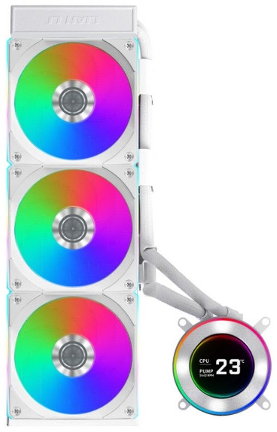 Система жидкостного охлаждения Lian-Li HydroShift II LCD-C 360CL ARGB Soc-AM5/AM4/1700/1851 белый 4-