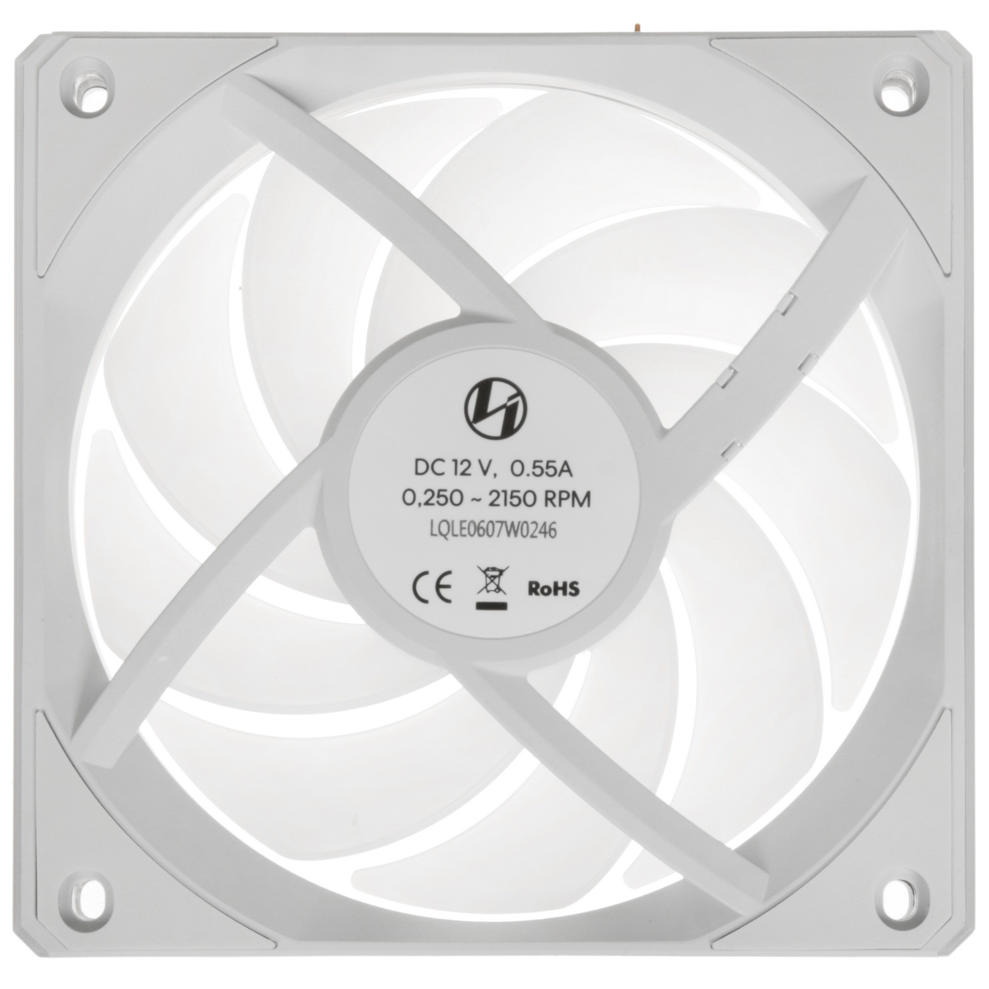 Вентилятор для корпуса Lian-Li Uni Fan CL Wireless 120 ARGB 124х120x28 белый 4-pin 29.8дБ (G99.12CL1