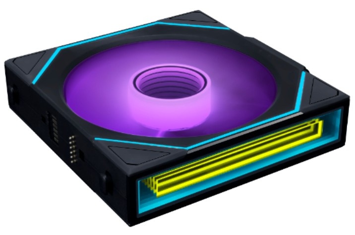 Вентилятор для корпуса Lian-Li Uni Fan SL-INF Wireless 120 ARGB 120х122.1x28 черный 4-pin 29.2дБ (G9