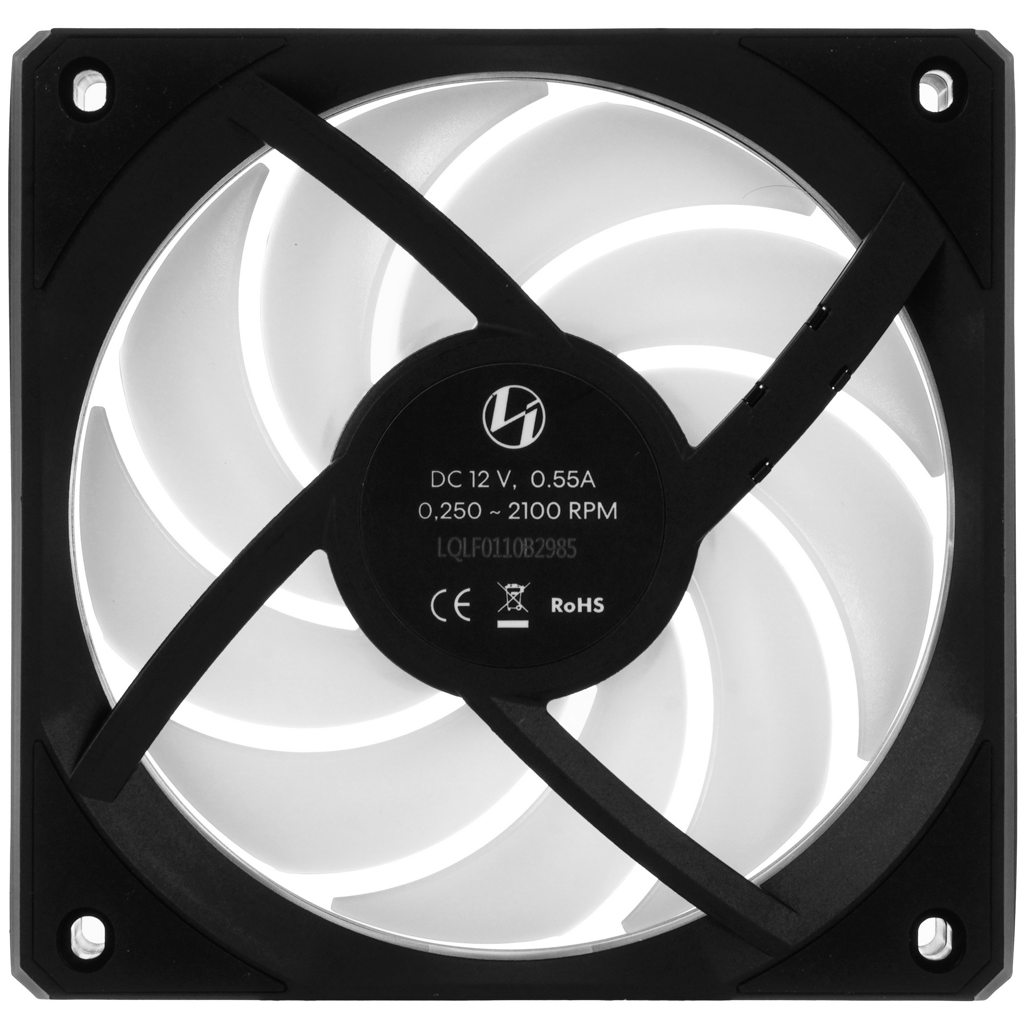 Вентилятор для корпуса Lian-Li Uni Fan CL Wireless 120 Reverse ARGB 124х120x28 черный 4-pin 30.8дБ (