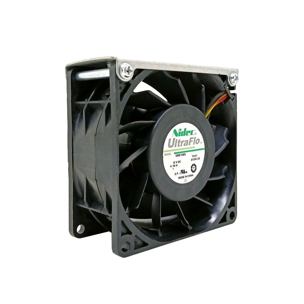 Вентилятор для корпуса Chenbro 384-FAN000014BA0 черный, 80 мм, 11000 об/мин, 4 pin