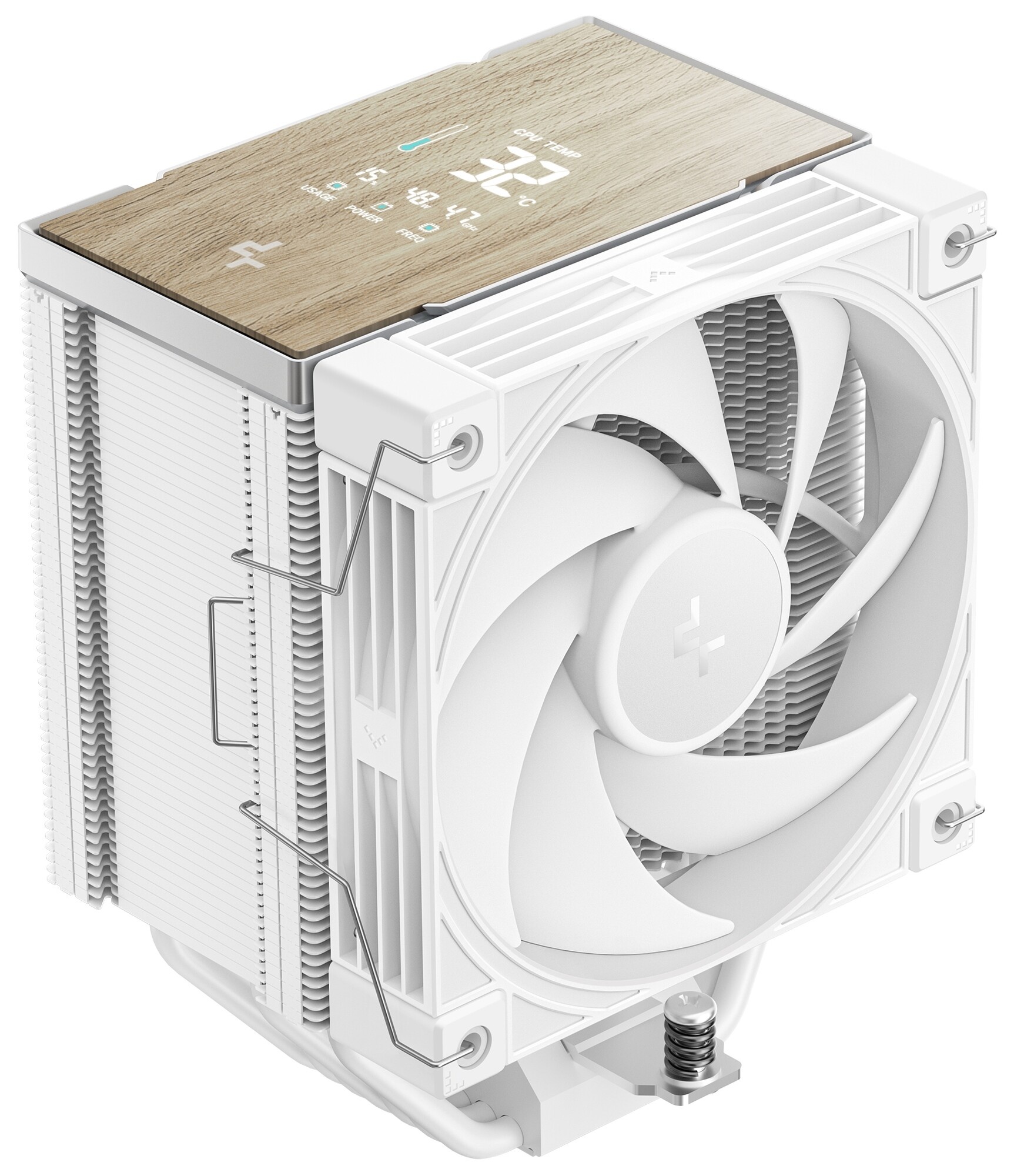 Кулер для процессора DEEPCOOL AK700 DIGITAL WH LGA1851/1700/1200/115X/AM5/AM4 (9шт/кор, TDP 260W, PW