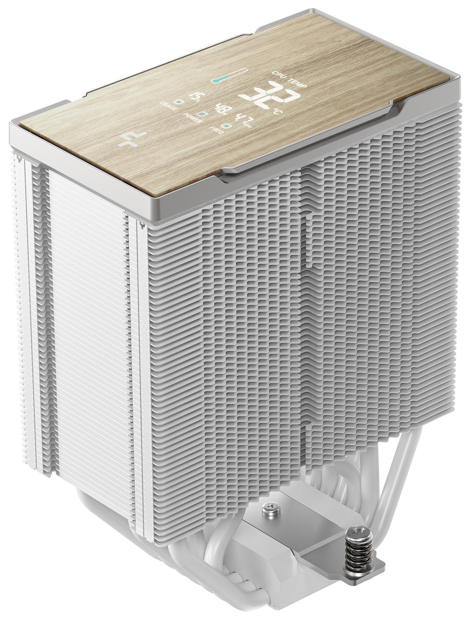 Кулер для процессора DEEPCOOL AK700 DIGITAL WH LGA1851/1700/1200/115X/AM5/AM4 (9шт/кор, TDP 260W, PW