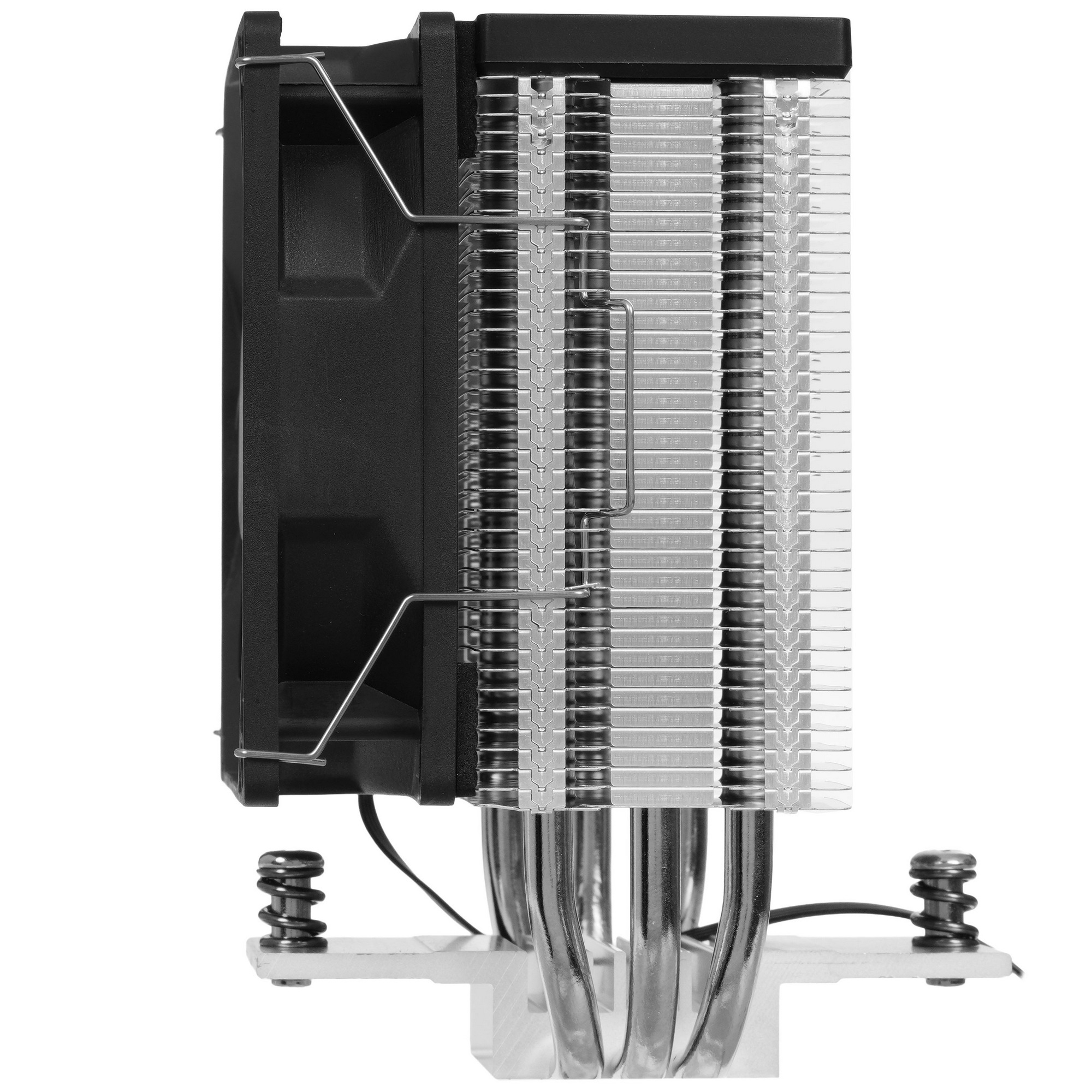 Кулер для процессора Deepcool AG300 G2 Soc-AM5/AM4/1200/1700/1851 серебристый/черный 4-pin 18-31dB A