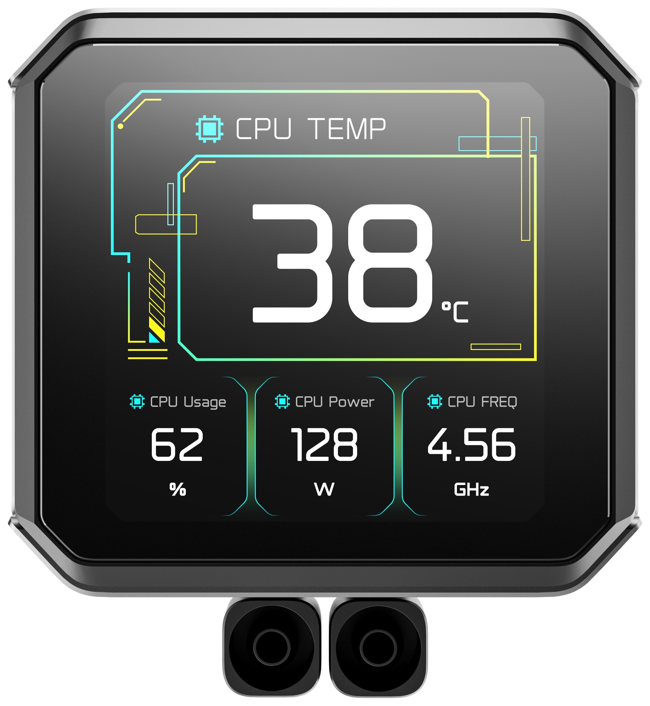 Система водяного охлаждения Deepcool Spartacus 420 ARGB Soc-AM5/AM4/1200/1700/1851 черный 4-pin 32.8