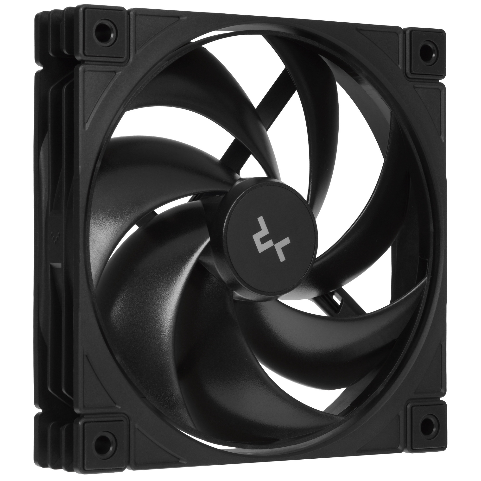 Вентилятор для корпуса Deepcool FD12 V2 120х120x25 черный 4-pin 35.6дБ (R-FD12V2-BKNPN1-G) Ret