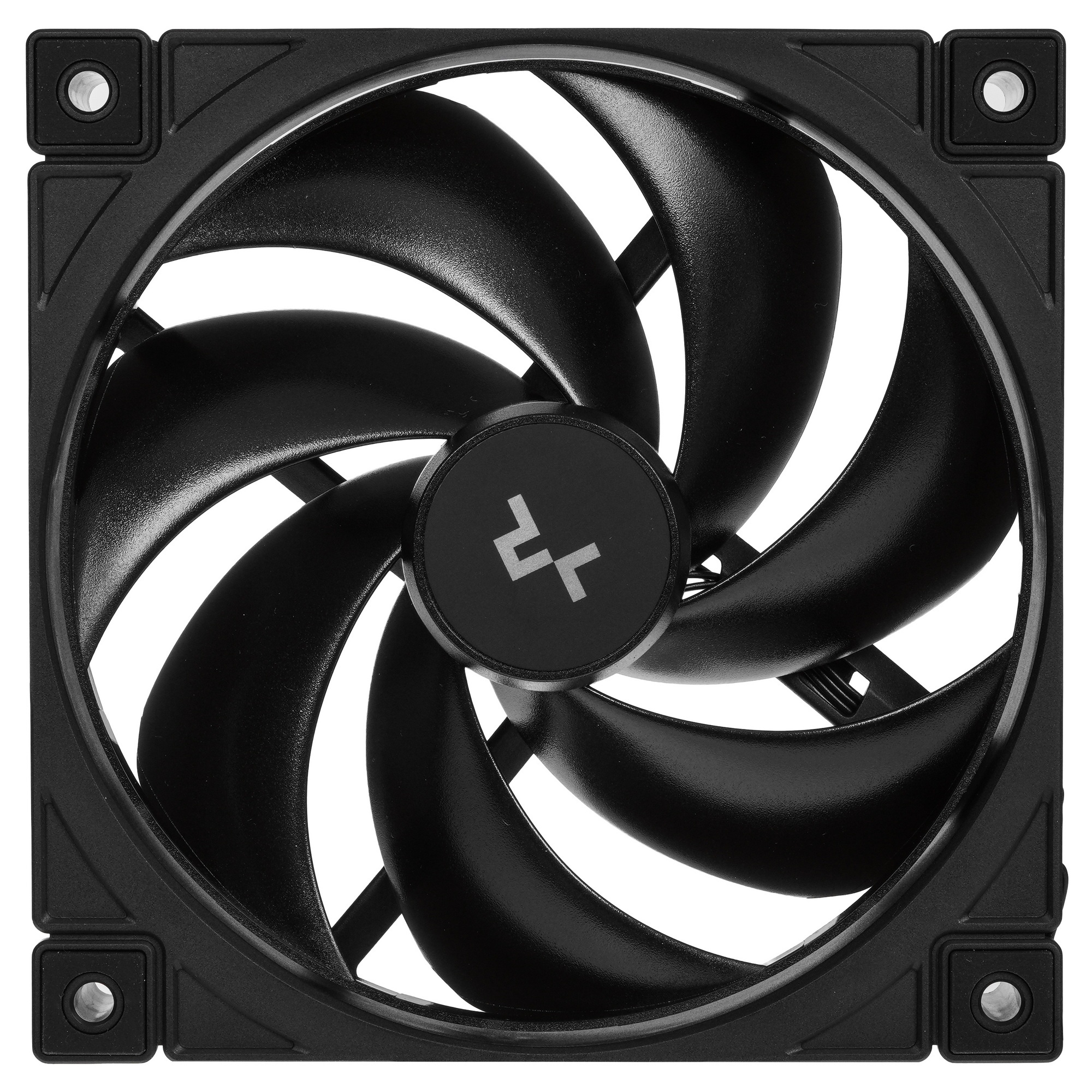 Вентилятор для корпуса Deepcool FD12 V2 120х120x25 черный 4-pin 35.6дБ (R-FD12V2-BKNPN1-G) Ret