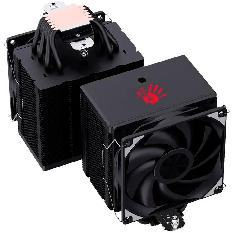 Устройство охлаждения(кулер) Bloody AC-14 Soc-AM5/AM4/1200/1700/1851 черный 4-pin 20-30dB Al+Cu 280W