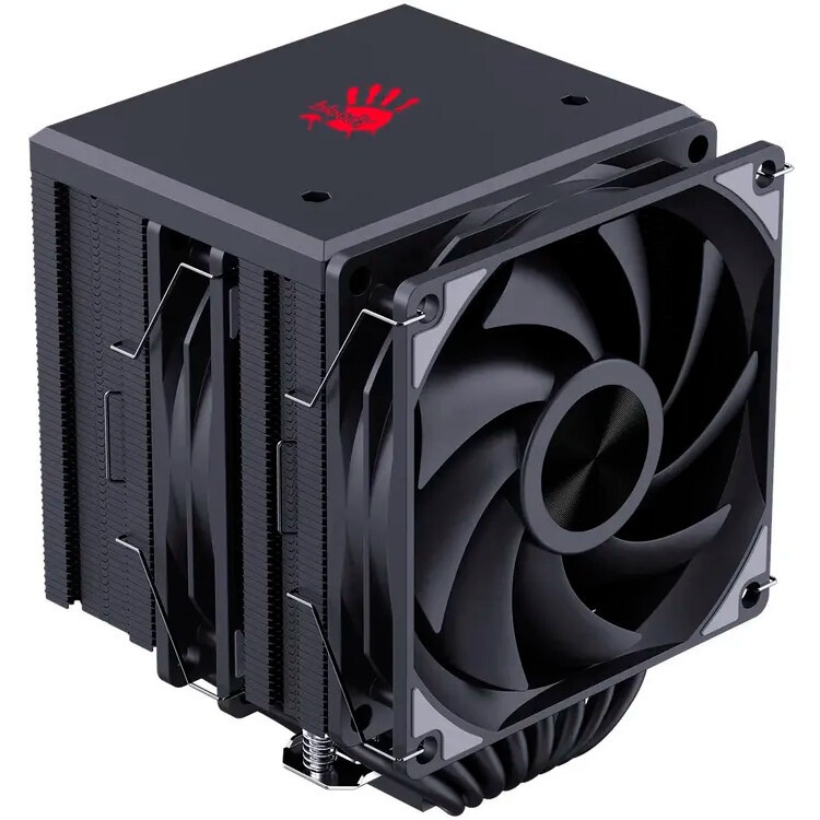 Устройство охлаждения(кулер) Bloody AC-14 Soc-AM5/AM4/1200/1700/1851 черный 4-pin 20-30dB Al+Cu 280W