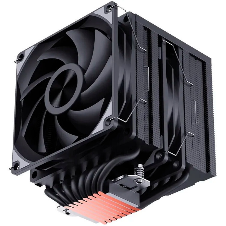 Устройство охлаждения(кулер) Bloody AC-14 Soc-AM5/AM4/1200/1700/1851 черный 4-pin 20-30dB Al+Cu 280W