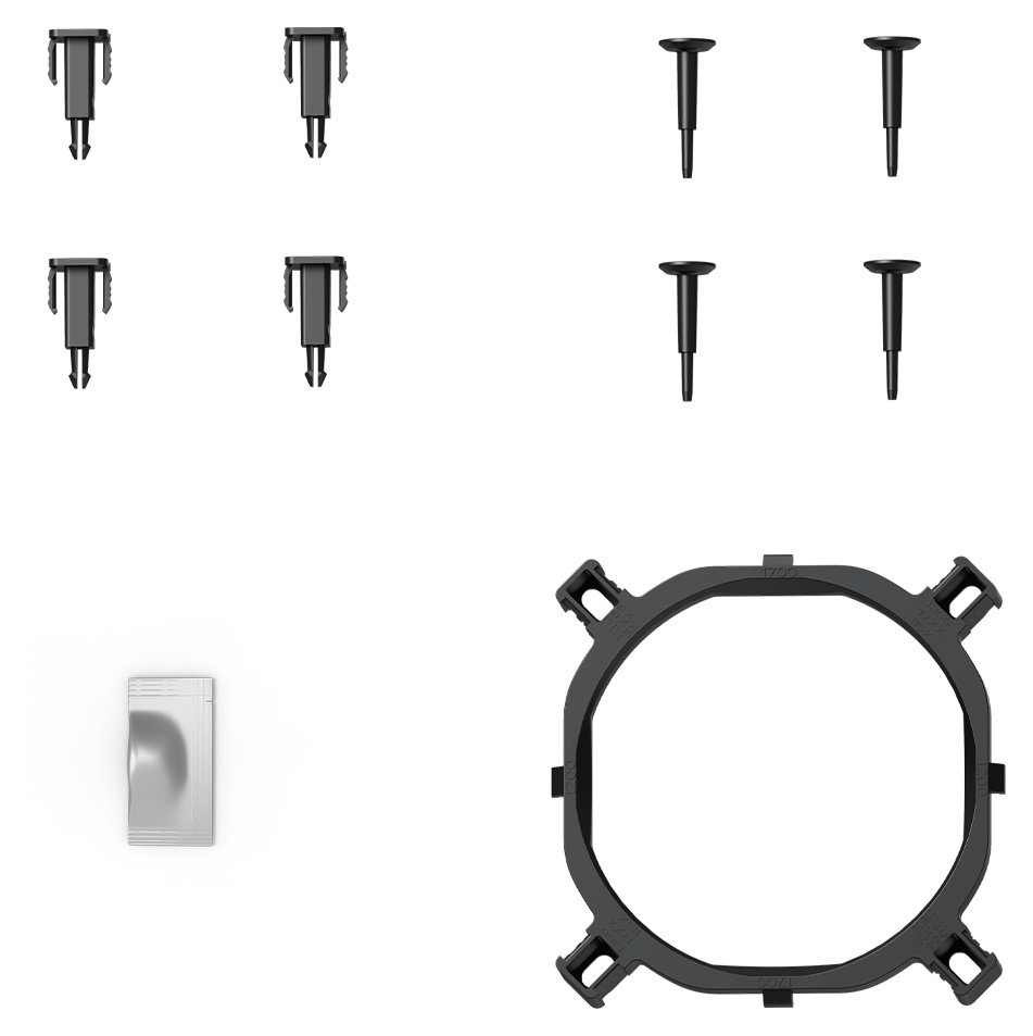 Кулер для процессора CPU Cooler Ocypus Beta A10 BK (75W, 3-pin, 67mm, Al, 1x124mm, 40CFM, 29.5dBA, 2