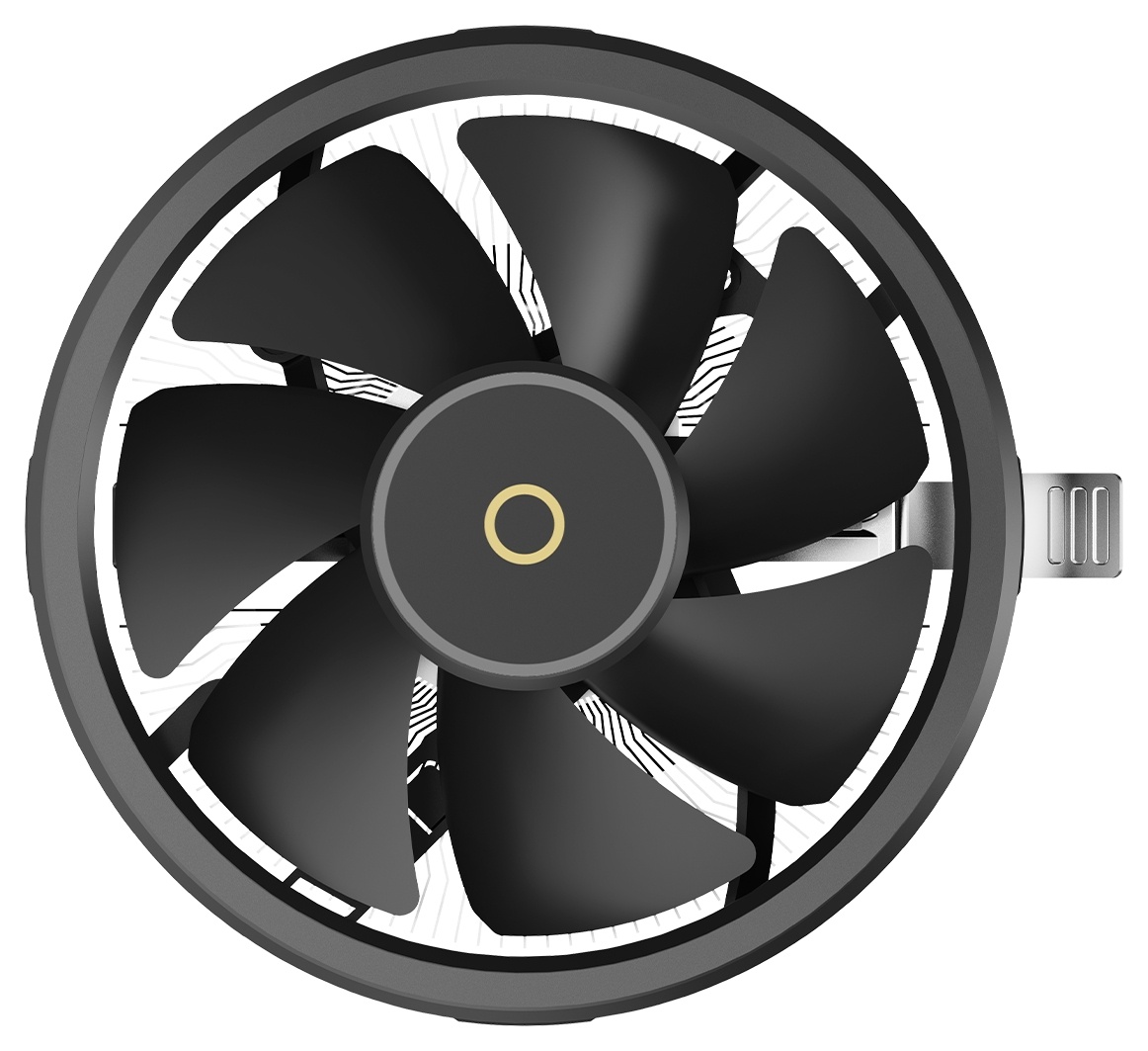 Кулер для процессора CPU Cooler Ocypus Beta A10 BK (75W, 3-pin, 67mm, Al, 1x124mm, 40CFM, 29.5dBA, 2
